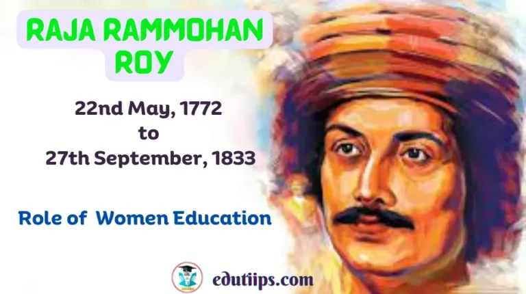 Role of Rammohan Roy in Women Education