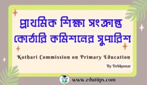 Kothari Commission on Primary Education