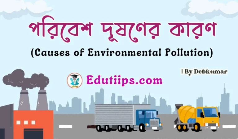 Causes of Environmental Pollution