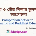 Comparison between Brahmanic and Buddhist Education