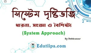 Concept and Characteristics of System Approach