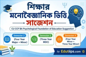 CU CCF BA Psychological Foundation of Education Suggestion